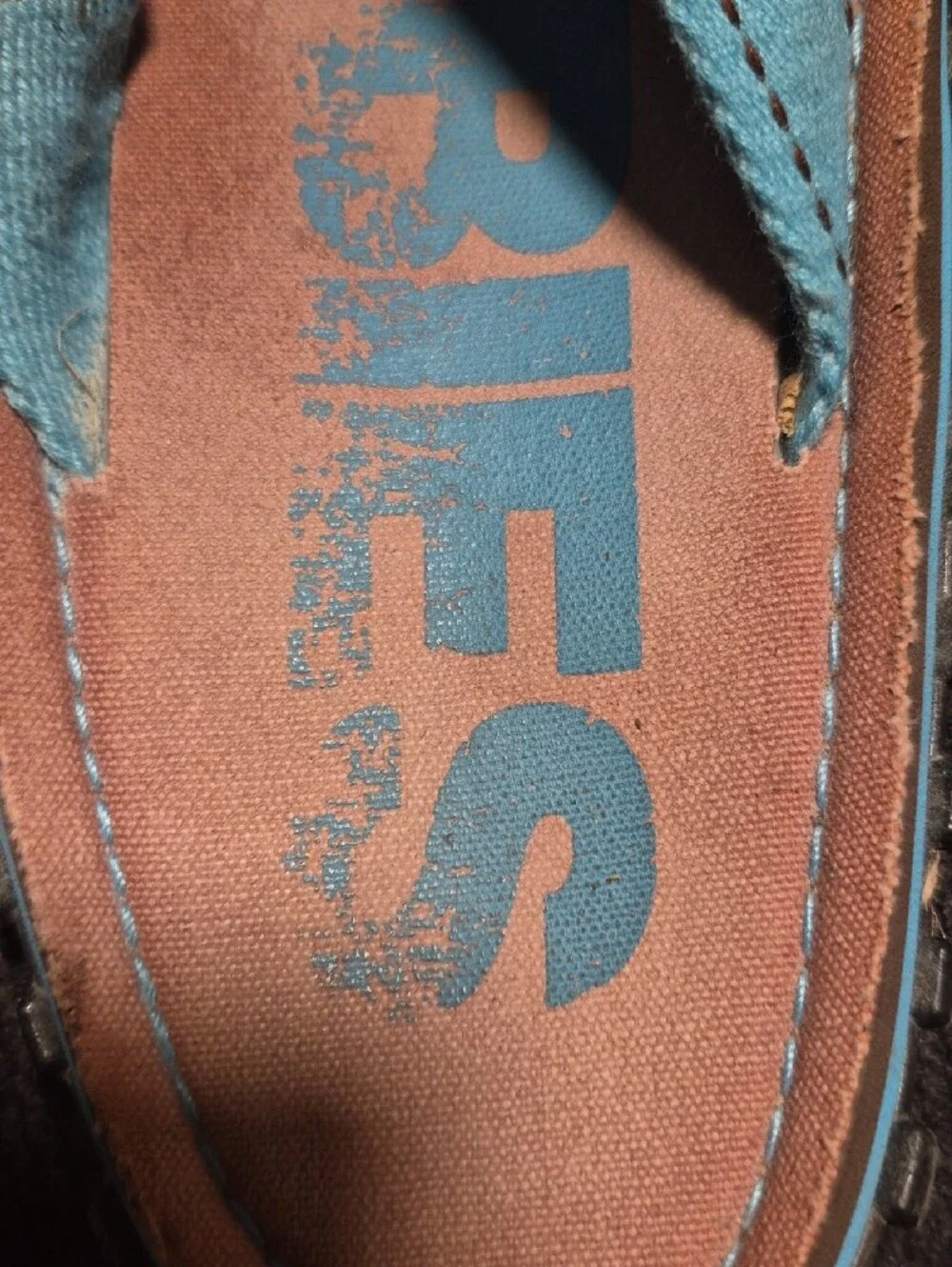 Men’s Aqua Blue Canvas Flip Flop Sandals